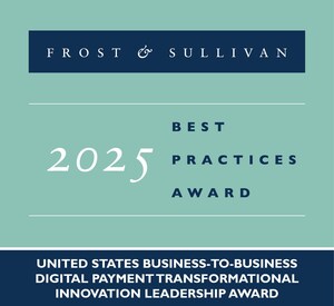 Checkbook Applauded by Frost &amp; Sullivan for Transformational Innovation in Providing an Efficient and Unified B2B Digital Payment System