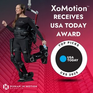 Human in Motion Robotics' XoMotion™ Recognized as USA Today's Top Robot at CES 2025