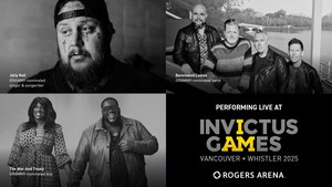 The Invictus Games Vancouver Whistler 2025 announces spectacular Closing Ceremony lineup: Jelly Roll, Barenaked Ladies and The War And Treaty!